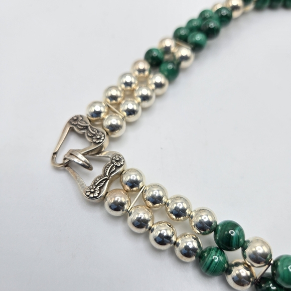 Carol Felley Necklace Earring Set Cheetah Leopard Stone Sterling Southwest - Picture 6 of 9